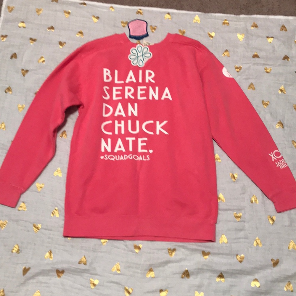 Gossip girls #SquadGoals oversized sweatshirt